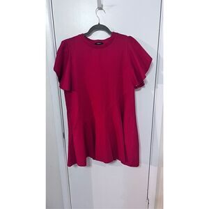 Goen J Red COTTON Dress New womens size 8/10